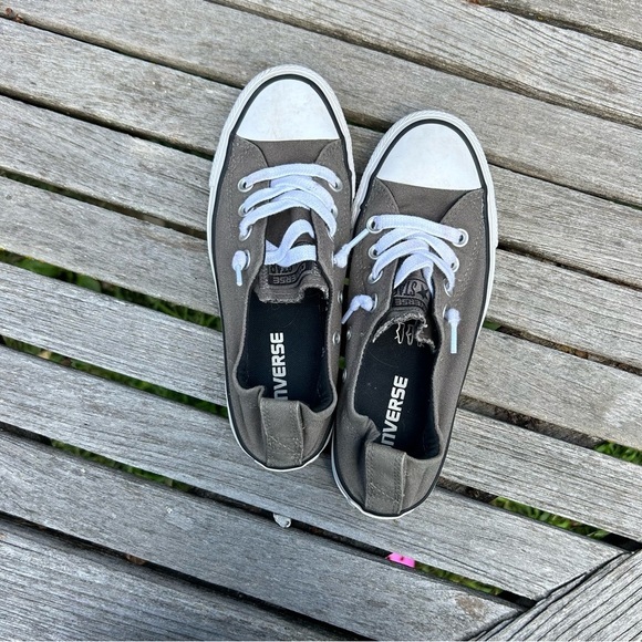Converse Chuck Taylor Shoreline Shoes‎ Women's 5 grey Slip On Sneaker Low Top - Picture 6 of 8